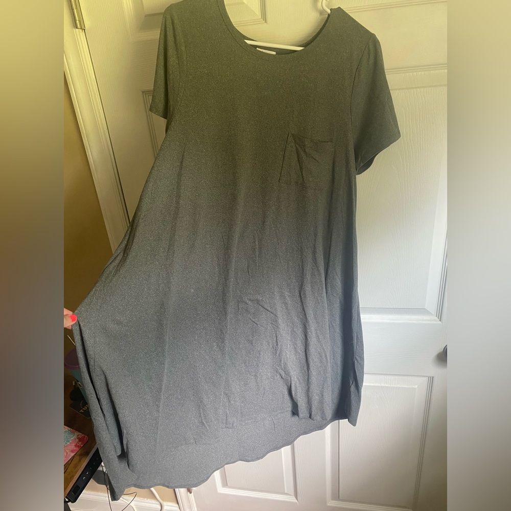 Lularoe Dress Size Large- Gray